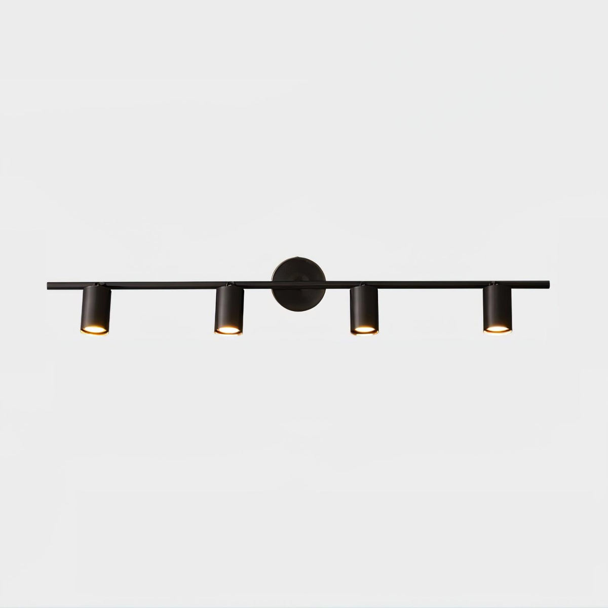 Rotatable 2-4 Light Brass Spotlight Wall Light
