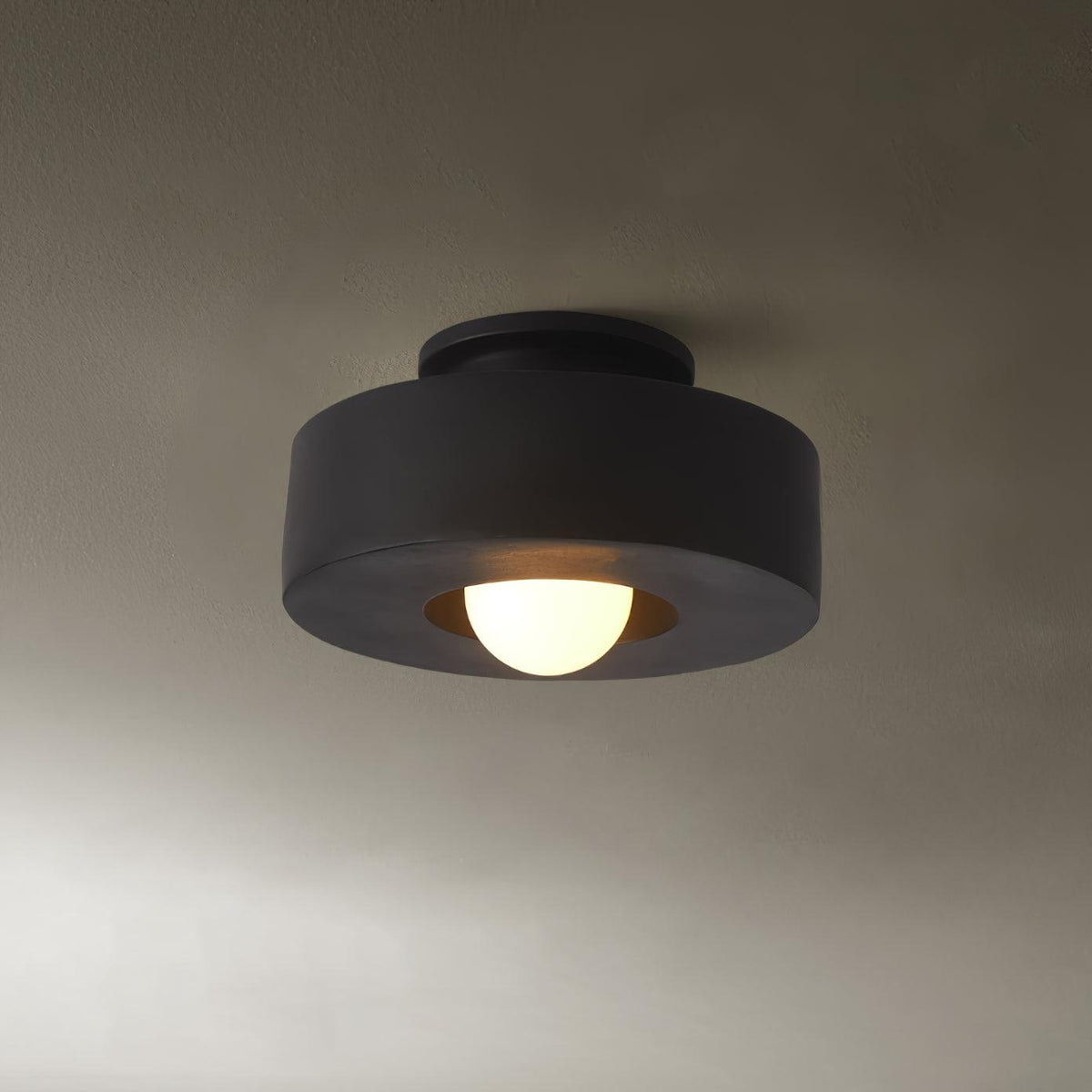 Stacked Resin Cylinder Ceiling Light