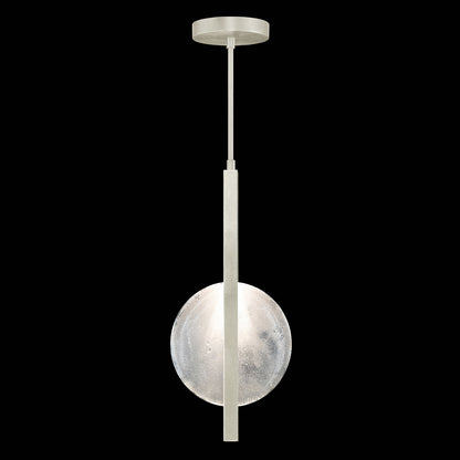 11-Inch Hand-Cast Glass Linear Pendant Light