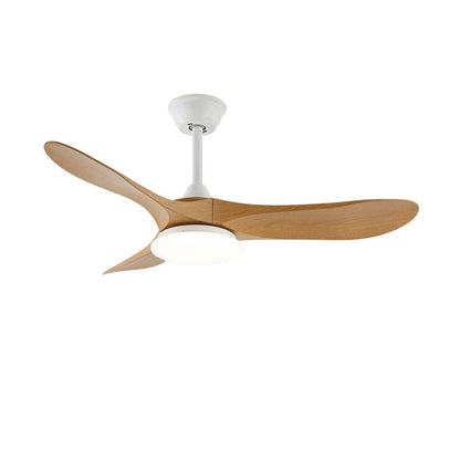 42/52-Inch Wood Blade LED Ceiling Fan Light