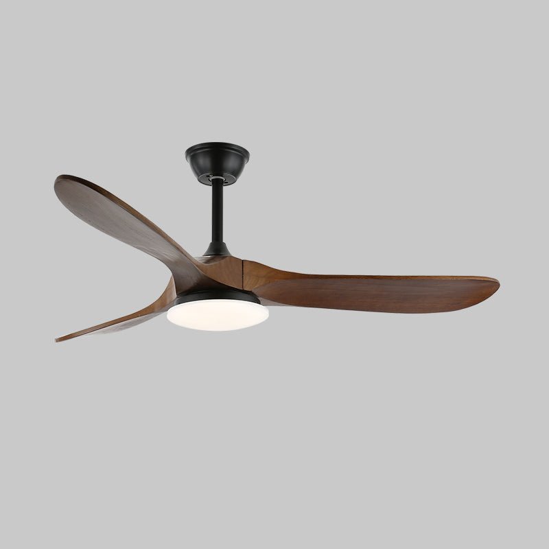 42/52-Inch Wood Blade LED Ceiling Fan Light