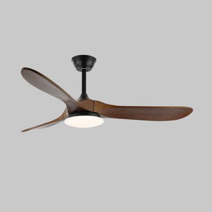 42/52-Inch Wood Blade LED Ceiling Fan Light