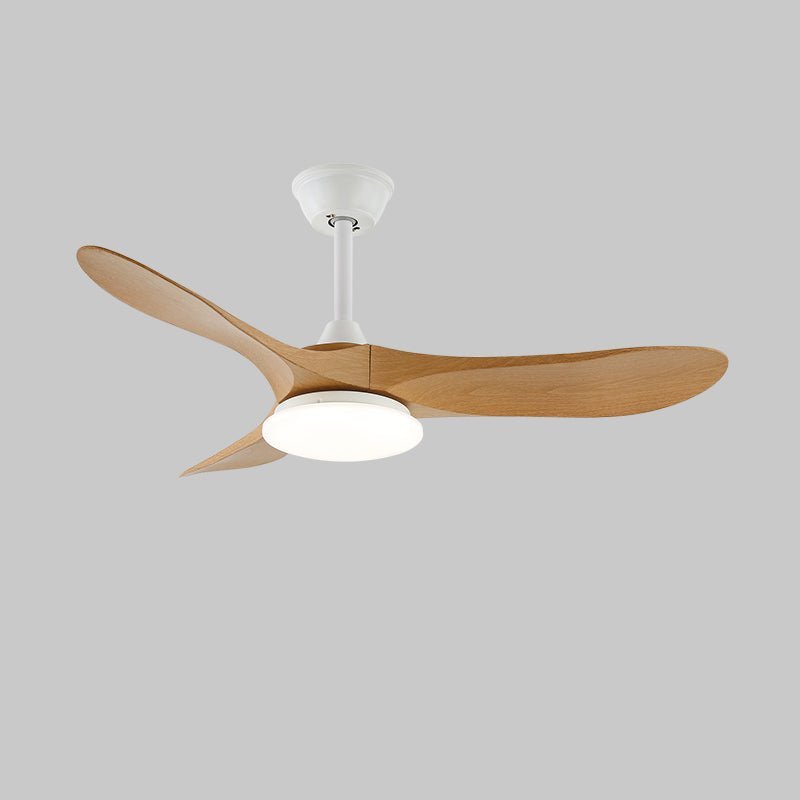 42/52-Inch Wood Blade LED Ceiling Fan Light