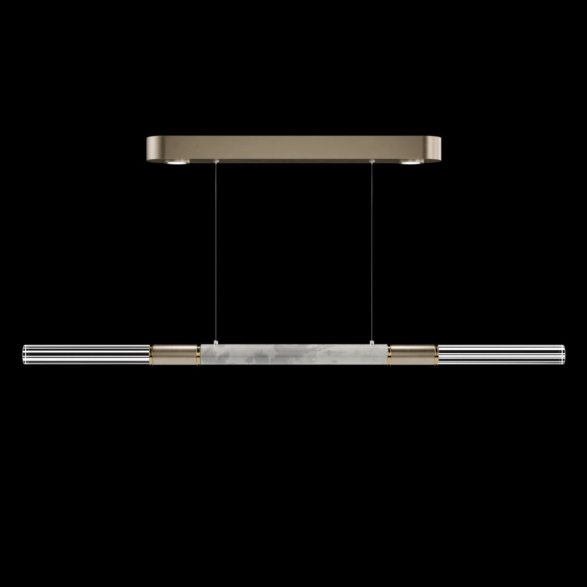 62-Inch Linear Tubular LED Pendant Light