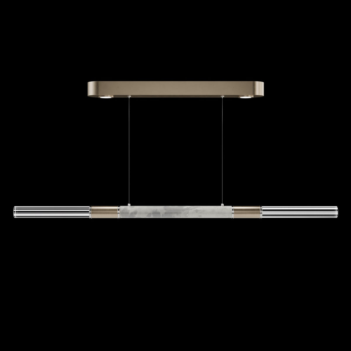 62-Inch Linear Tubular LED Pendant Light