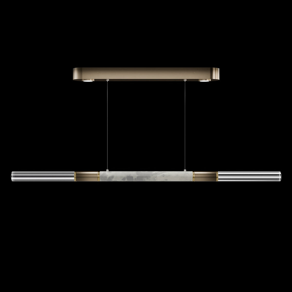 62-Inch Linear Tubular LED Pendant Light