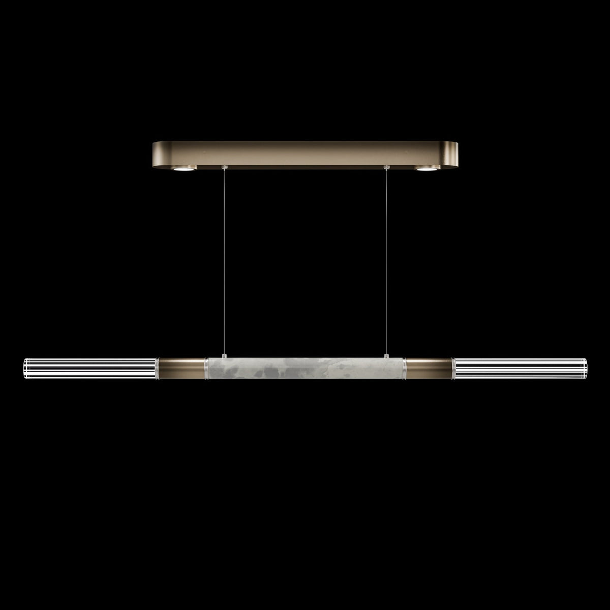 62-Inch Linear Tubular LED Pendant Light