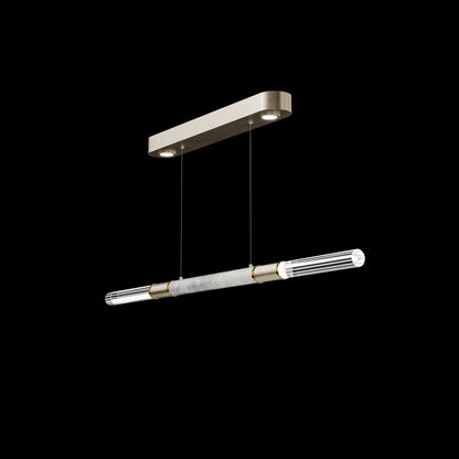 62-Inch Linear Tubular LED Pendant Light