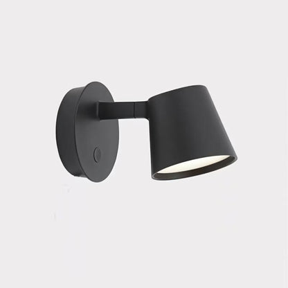 Adjustable Arm Integrated LED Wall Light / Set of 2 / Red / Warm Light