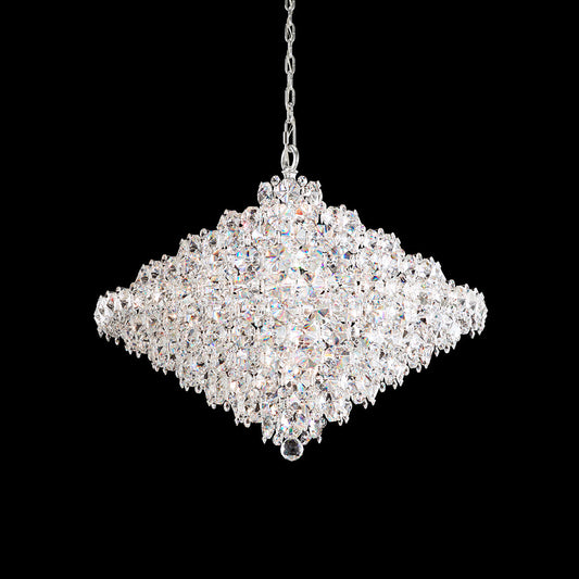 Clustered Crystal Pendant Light / Clear Optic Crystal