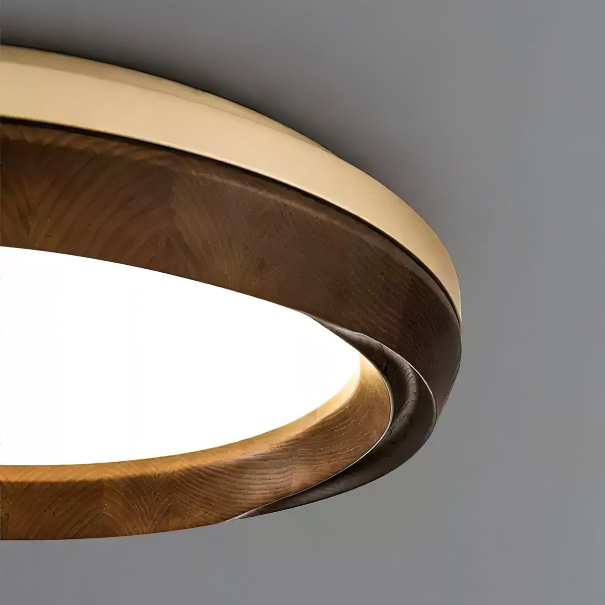Ripple Wood LED Ceiling Light