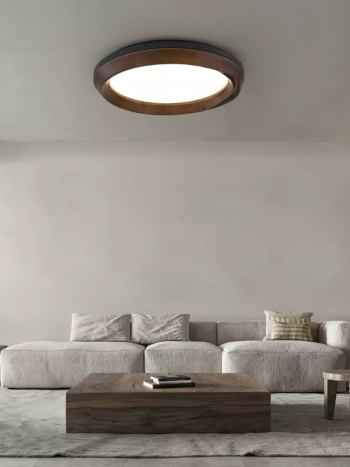 Ripple Wood LED Ceiling Light
