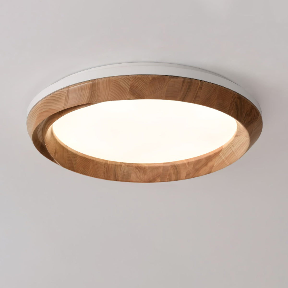 Ripple Wood LED Ceiling Light