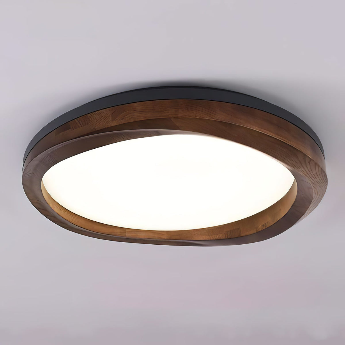 Ripple Wood LED Ceiling Light