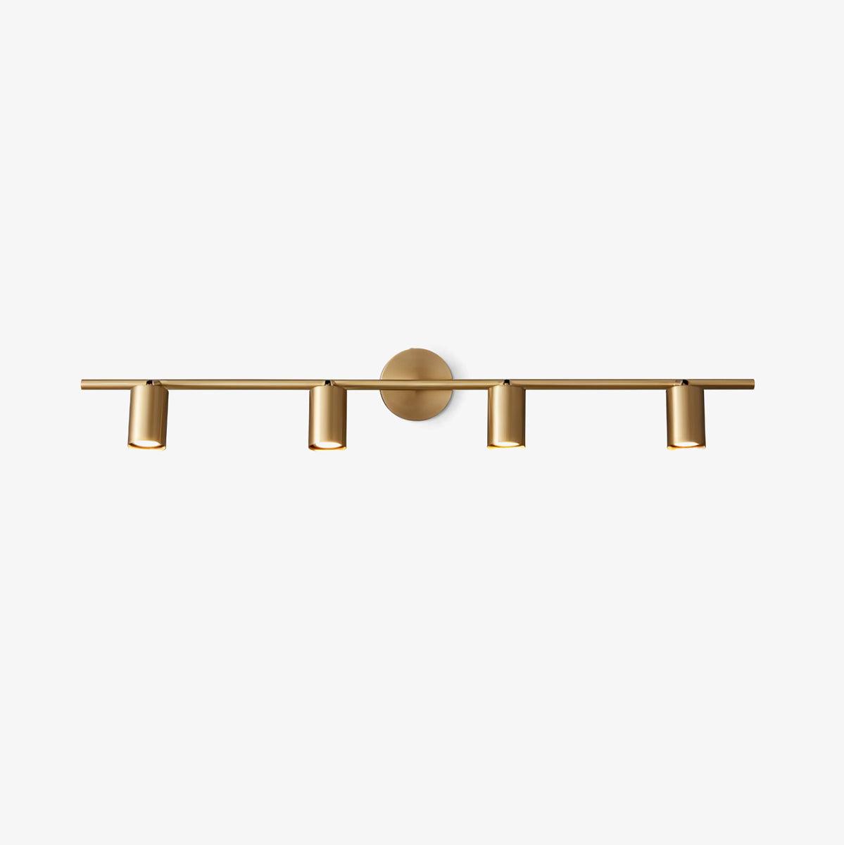 Rotatable 2-4 Light Brass Spotlight Wall Light / 2 lamps L 19.7″ x W 4.7″ x H 6.9″ / L 50 cm x W 12cm  x H 17.5cm / Brass