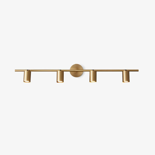 Rotatable 2-4 Light Brass Spotlight Wall Light / 2 lamps L 19.7″ x W 4.7″ x H 6.9″ / L 50 cm x W 12cm  x H 17.5cm / Brass