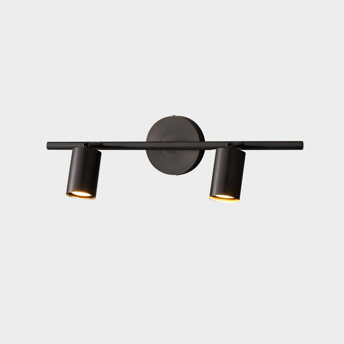 Rotatable 2-4 Light Brass Spotlight Wall Light