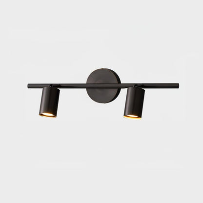 Rotatable 2-4 Light Brass Spotlight Wall Light