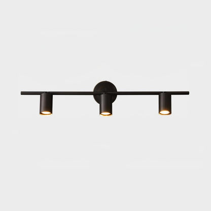 Rotatable 2-4 Light Brass Spotlight Wall Light