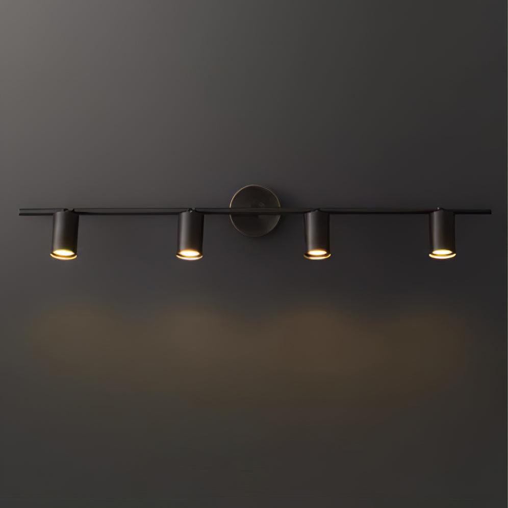 Rotatable 2-4 Light Brass Spotlight Wall Light / 4 lamps Set of 2 / Brass
