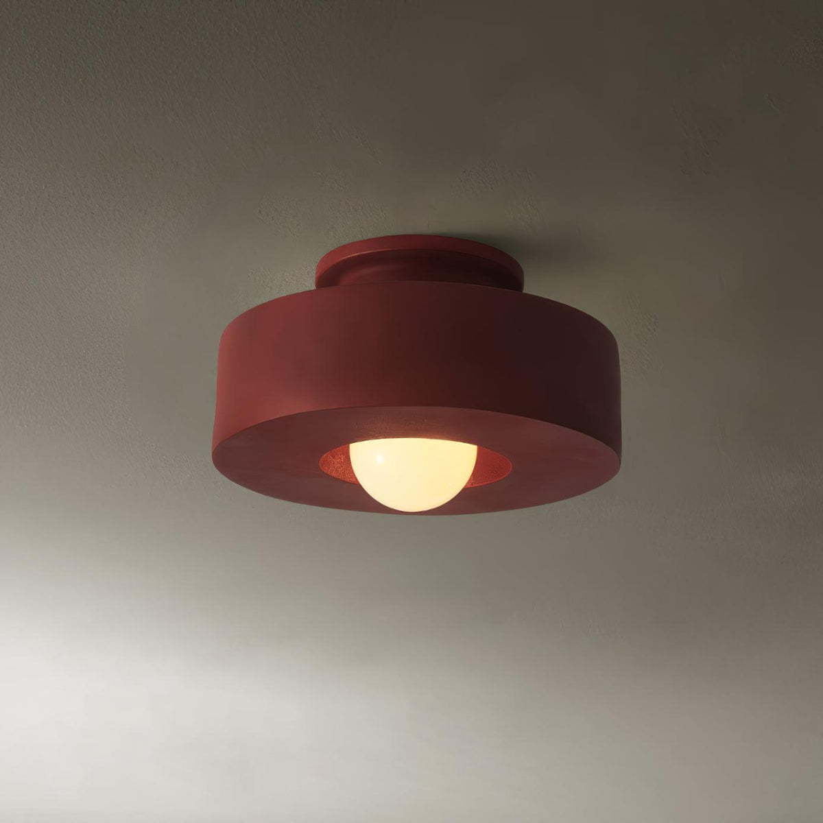 Stacked Resin Cylinder Ceiling Light