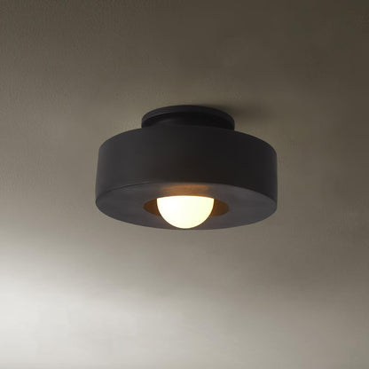 Stacked Resin Cylinder Ceiling Light